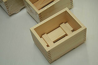 豆腐型押し木箱