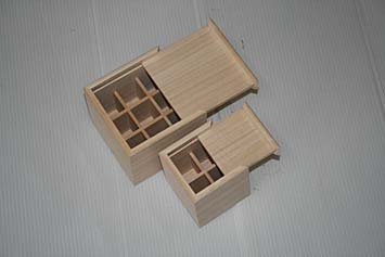 アロマオイル木箱桐箱